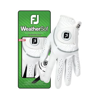FootJoy WeatherSof Damen Golfhandschuh, weiss/grau