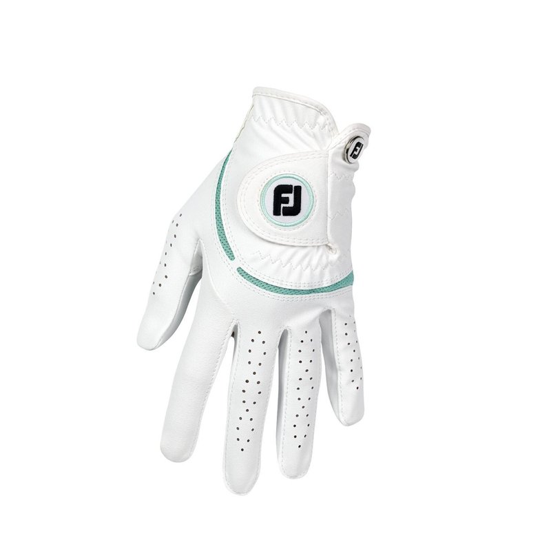 FootJoy WeatherSof Damen Golfhandschuh, weiss/sea glass