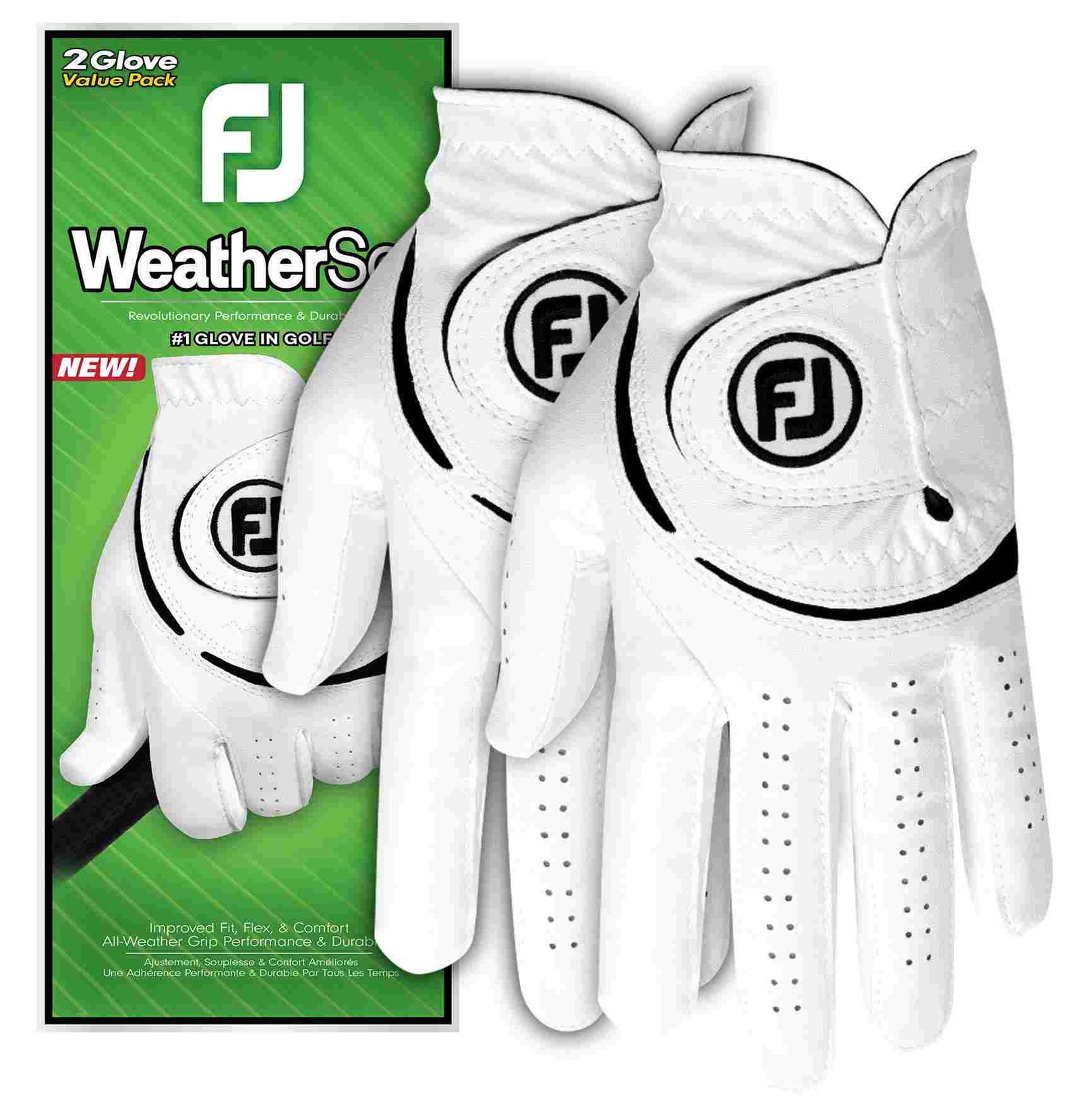 FootJoy WeatherSof Herren Golfhandschuh, 2Stk.