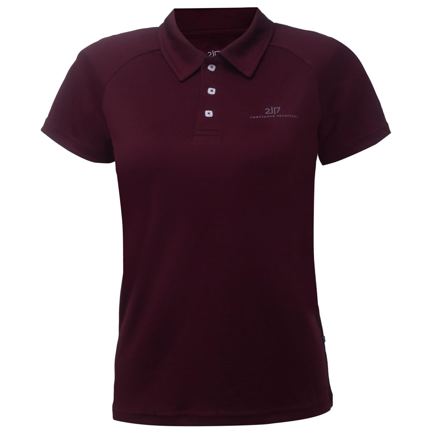 2117 of Sweden Fröseke Damen Poloshirt, dark plum