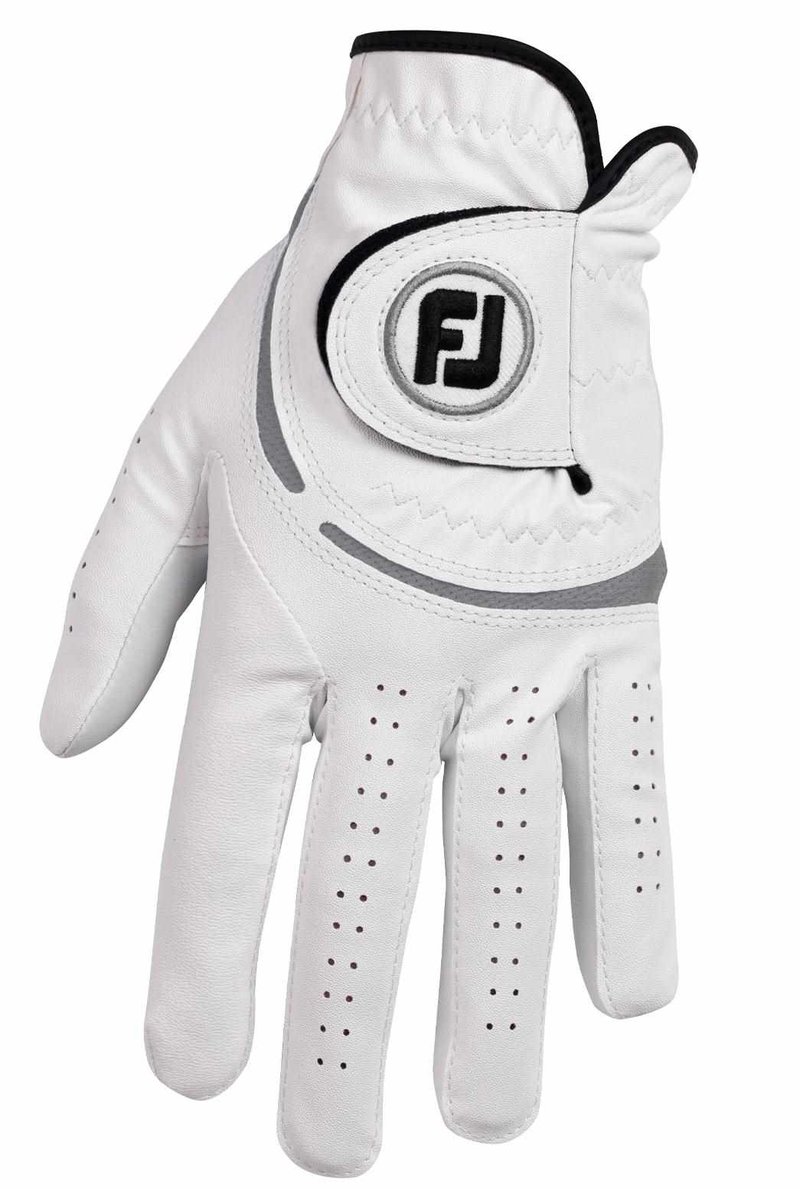 FootJoy WeatherSof Herren Handschuh, weiss/grau