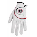 FootJoy WeatherSof Herren Handschuh, weiss/rot