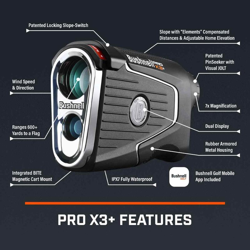 Bushnell PRO X3+ Link Laser-Entfernungsmesser