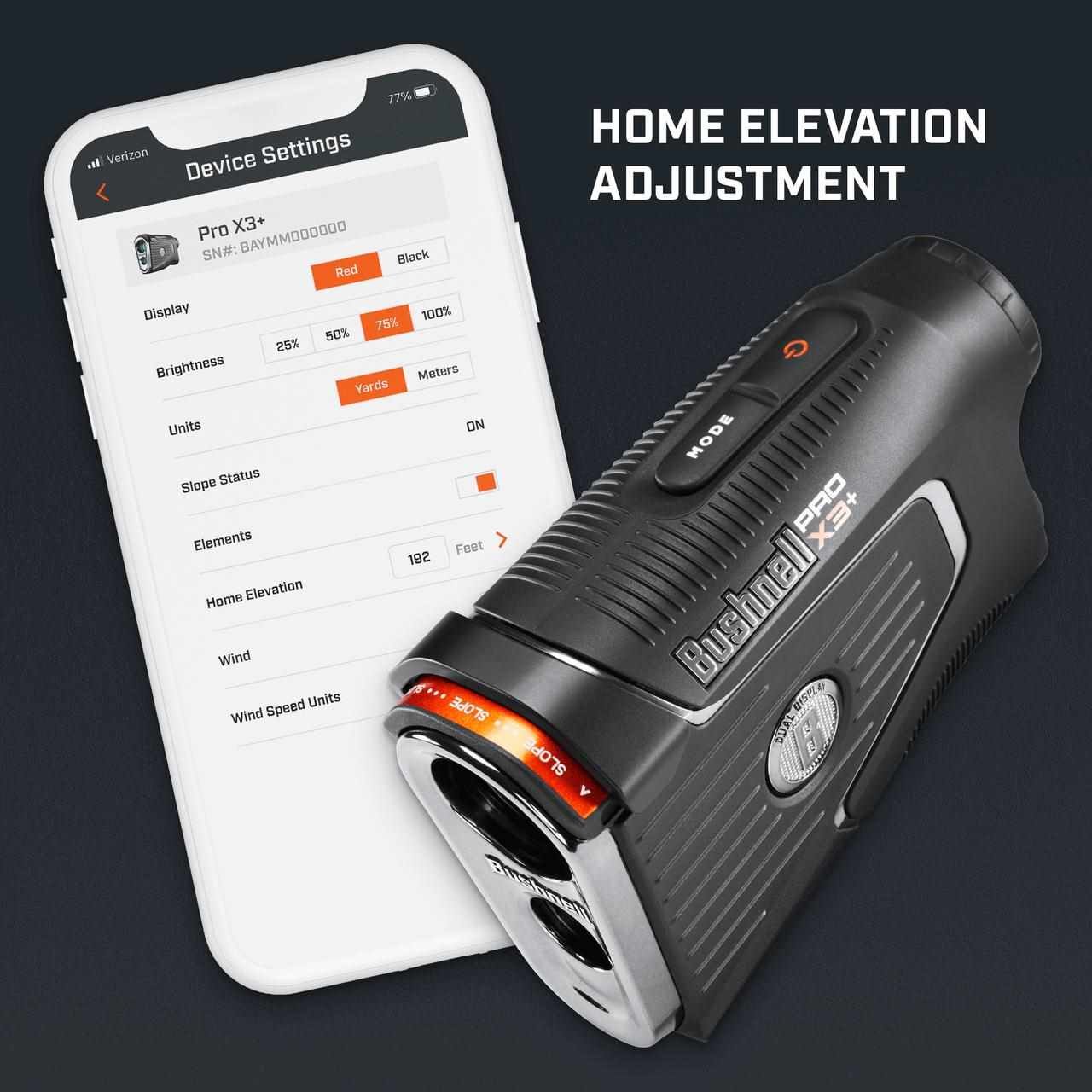 Bushnell PRO X3+ Link Laser-Entfernungsmesser