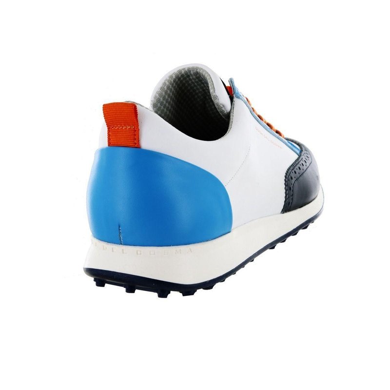 Duca Del Cosma Camelot Herren Golfschuhe, weiss/blau