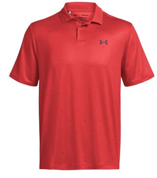 Under Armour Performance 3.0 Printed Herren Poloshirt, rot