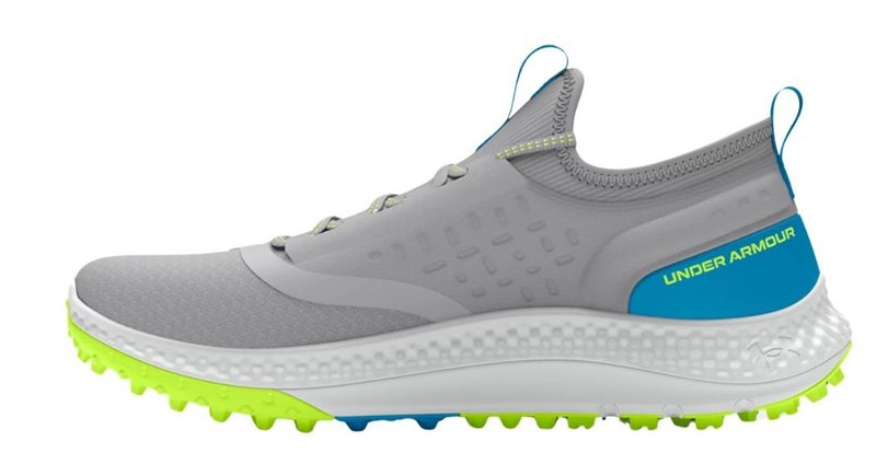 Under Armour GS Charged Phantom SL Junior Golfschuhe, grau/blau