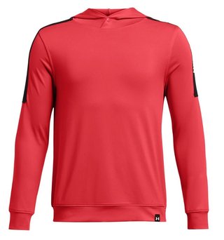 Under Armour Playoff Junior Sweatshirt, rot/schwarz