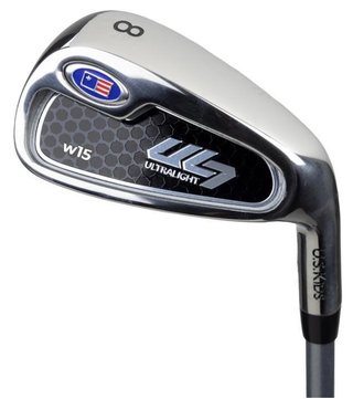 U.S. Kids Golf UL7-54 (137 cm) W15 Junior Eisen 8 (40°), Graphit