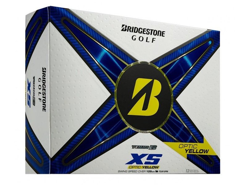 Bridgestone Tour B XS Golfbälle, gelb