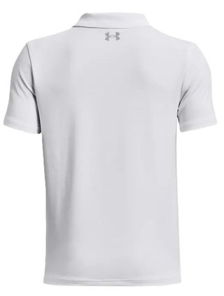 Under Armour Performance Junior Poloshirt, weiss/grau