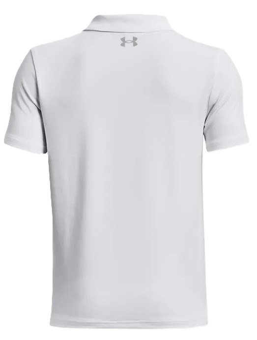 Under Armour Performance Junior Poloshirt, weiss/grau