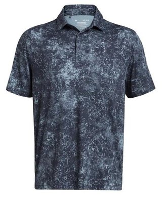 Under Armour Playoff 3.0 Printed Herren Poloshirt, downpour gray