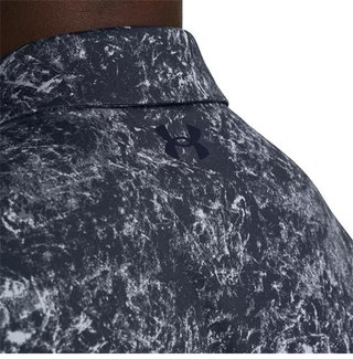 Under Armour Playoff 3.0 Printed Herren Poloshirt, downpour gray
