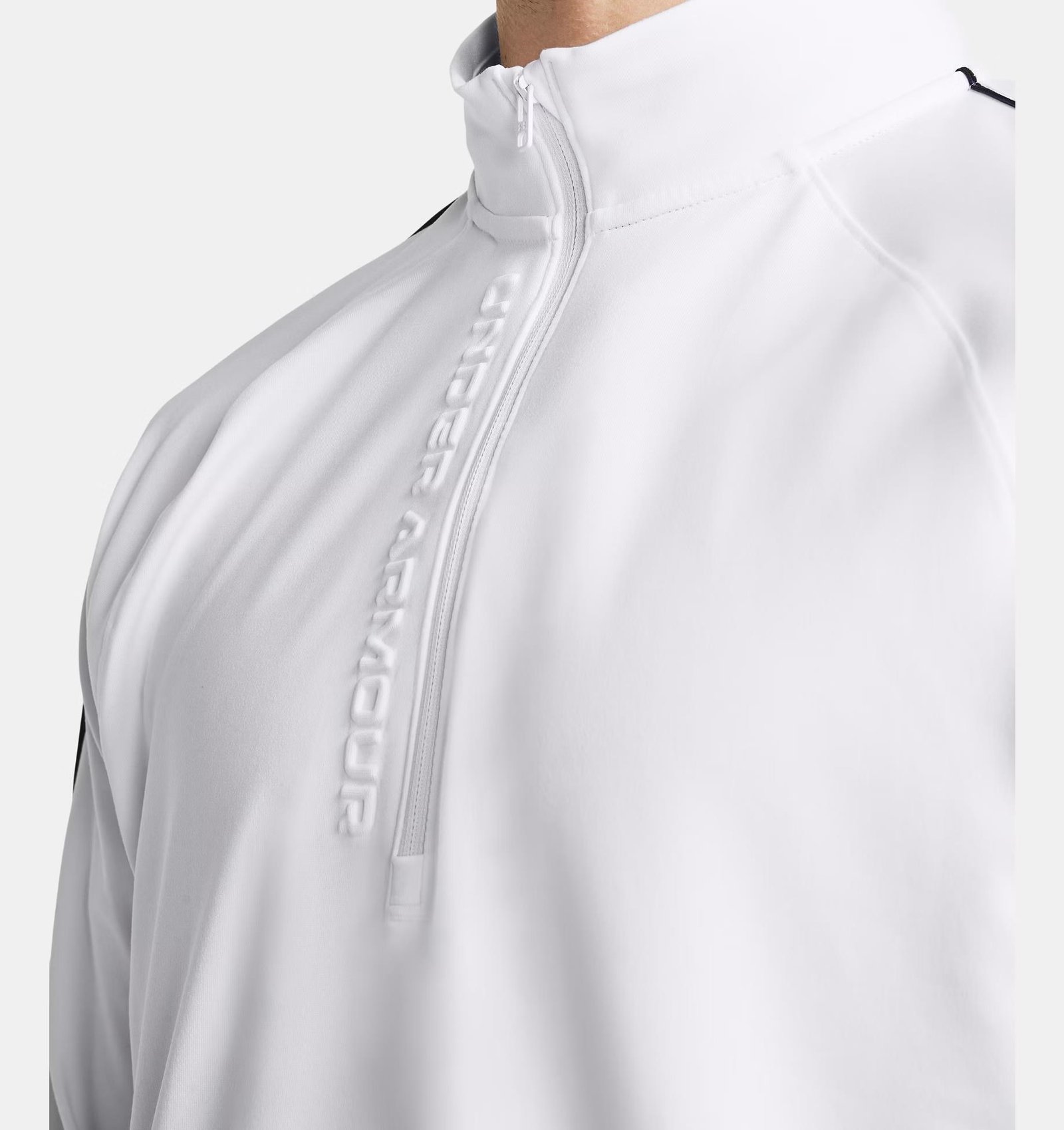 Under Armour Storm Midlayer 1/2 Zip Herren Sweatshirt, weiss