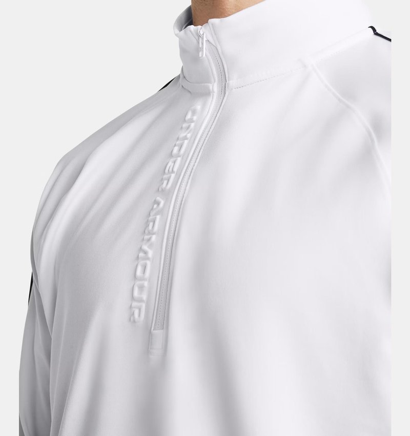 Under Armour Storm Midlayer 1/2 Zip Herren Sweatshirt, weiss