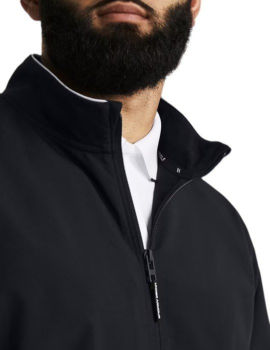 Under Armour Storm WindstrikeFull zip Herren Sweatshirt, schwarz/weiss