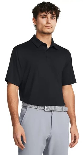 Under Armour T2G Herren Polo, schwarz/pitch gray