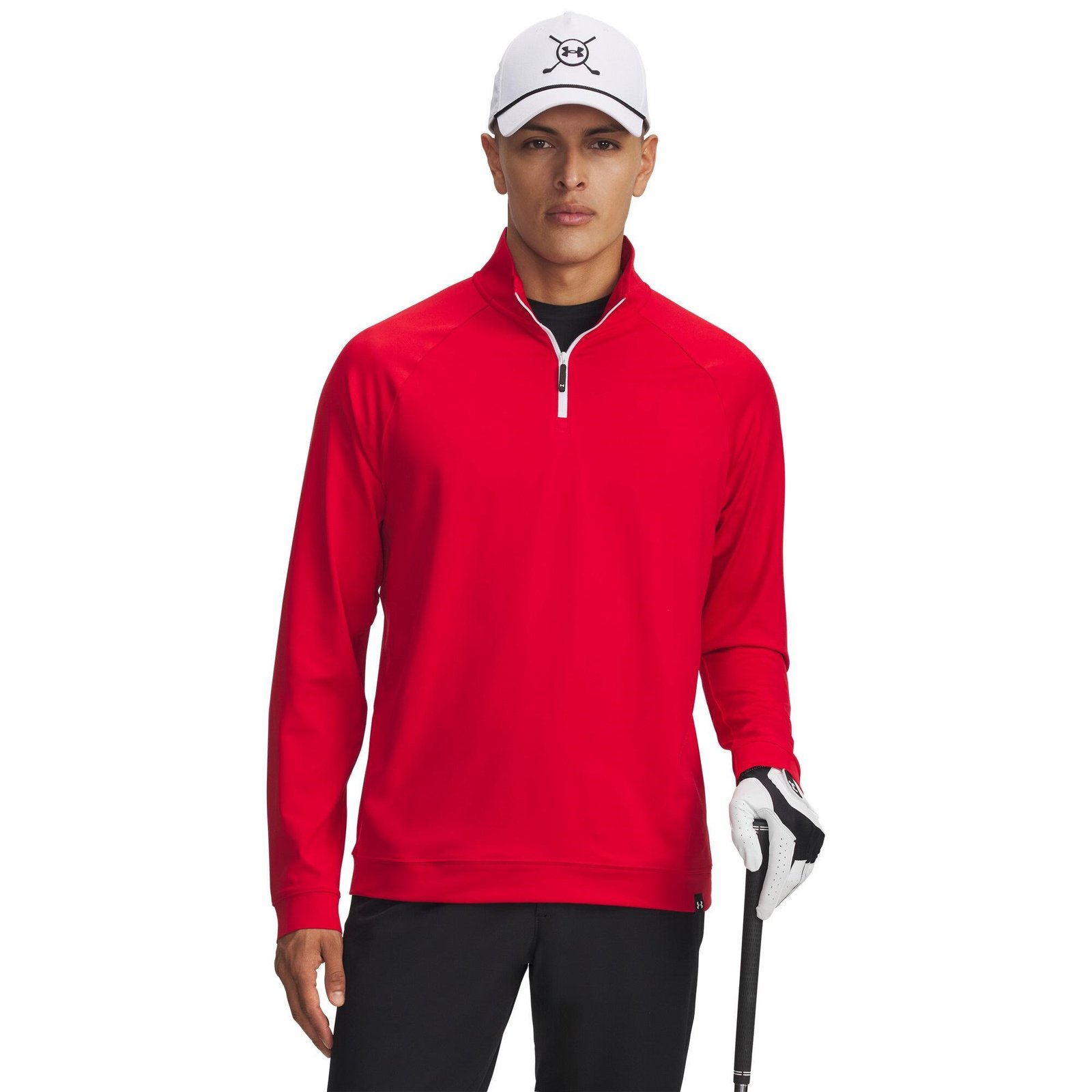 Under Armour Midlayer QZ LB Herren Sweatshirt, rot