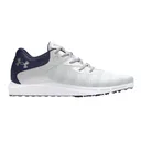 Under Armour Charged Breathe 2 Knit SL Damen Golfschuhe, grau/dunkelblau/silber
