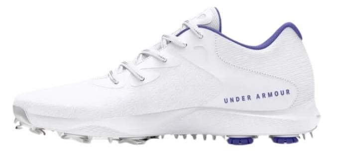 Under Armour Charged Breathe 2 Damen Golfschuhe, white/starlight/metallic silver
