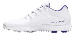 Under Armour Charged Breathe 2 Damen Golfschuhe, white/starlight/metallic silver