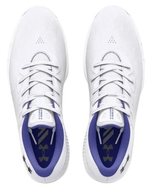 Under Armour Charged Breathe 2 Damen Golfschuhe, white/starlight/metallic silver