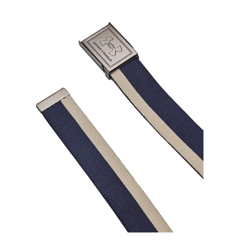 Under Armour Stretch Webbing Herren Gürtel, midnight navy/khaki base/castlerock
