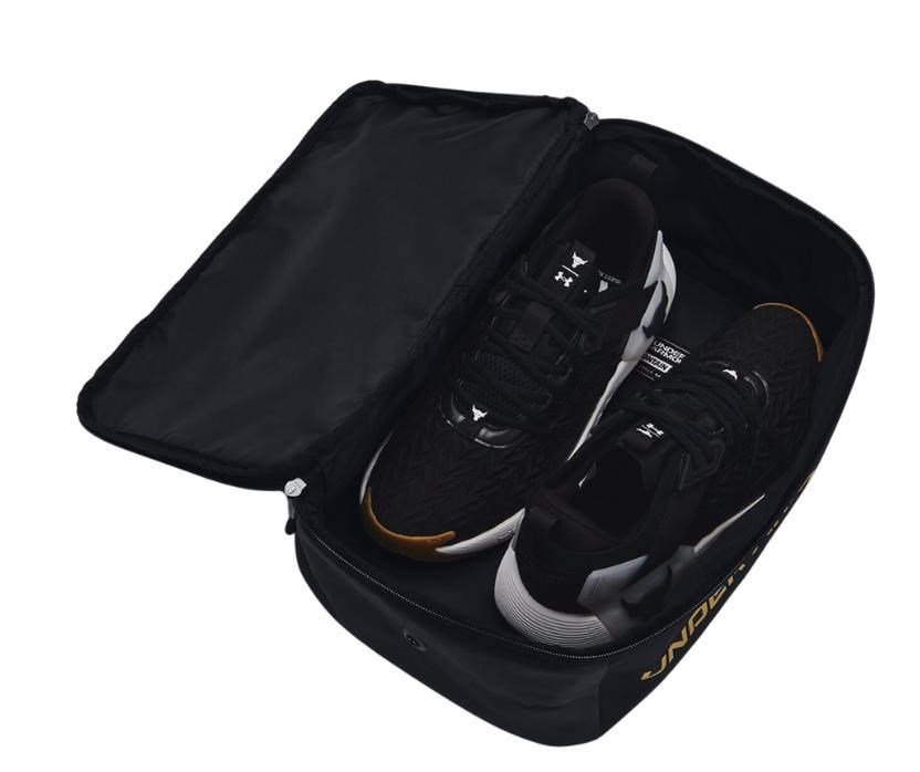 Under Armour Contain Schuhtasche, schwarz/gold