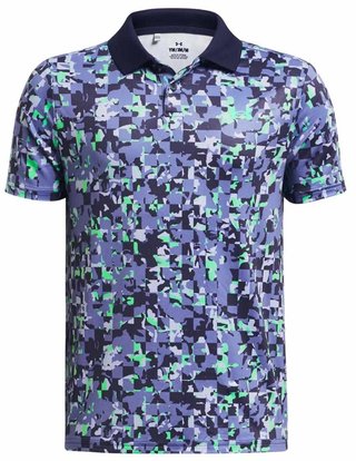 Under Armour Matchplay Printed Junior Poloshirt, starlight/vapor green