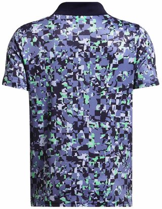Under Armour Matchplay Printed Junior Poloshirt, starlight/vapor green