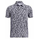 Under Armour Playoff Printed Junior Poloshirt - midnight navy/white
