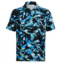 Under Armour Playoff 3.0 Printed Herren Poloshirt, black/capri