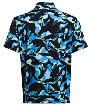 Under Armour Playoff 3.0 Printed Herren Poloshirt, black/capri