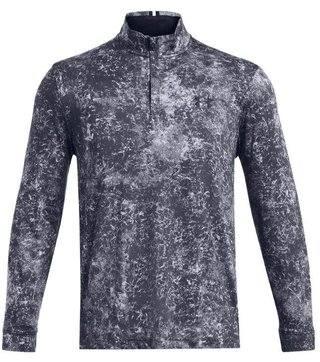 Under Armour Playoff Printed 1/4 Zip Herren Sweatshirt, downpour gray/midnight navy