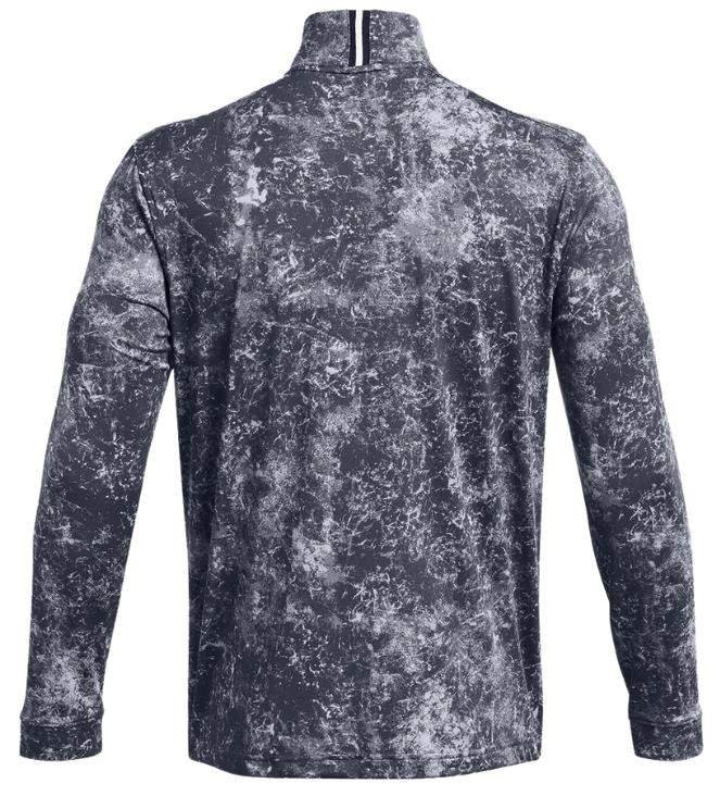 Under Armour Playoff Printed 1/4 Zip Herren Sweatshirt, downpour gray/midnight navy