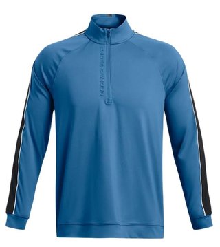 Under Armour Storm Midlayer 1/2 Zip Herren Sweatshirt, photon blue/midnight navy/white