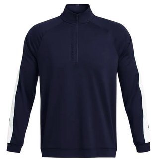 Under Armour Storm Midlayer 1/2 Zip Herren Sweatshirt, midnight navy/matrix green/white