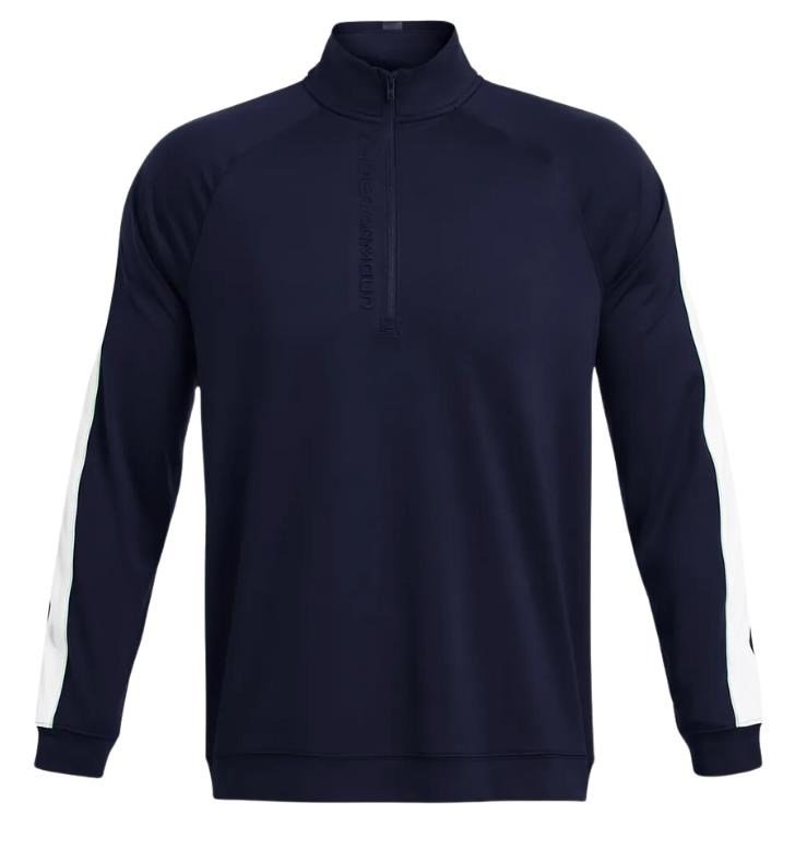 Under Armour Storm Midlayer 1/2 Zip Herren Sweatshirt, midnight navy/matrix green/white