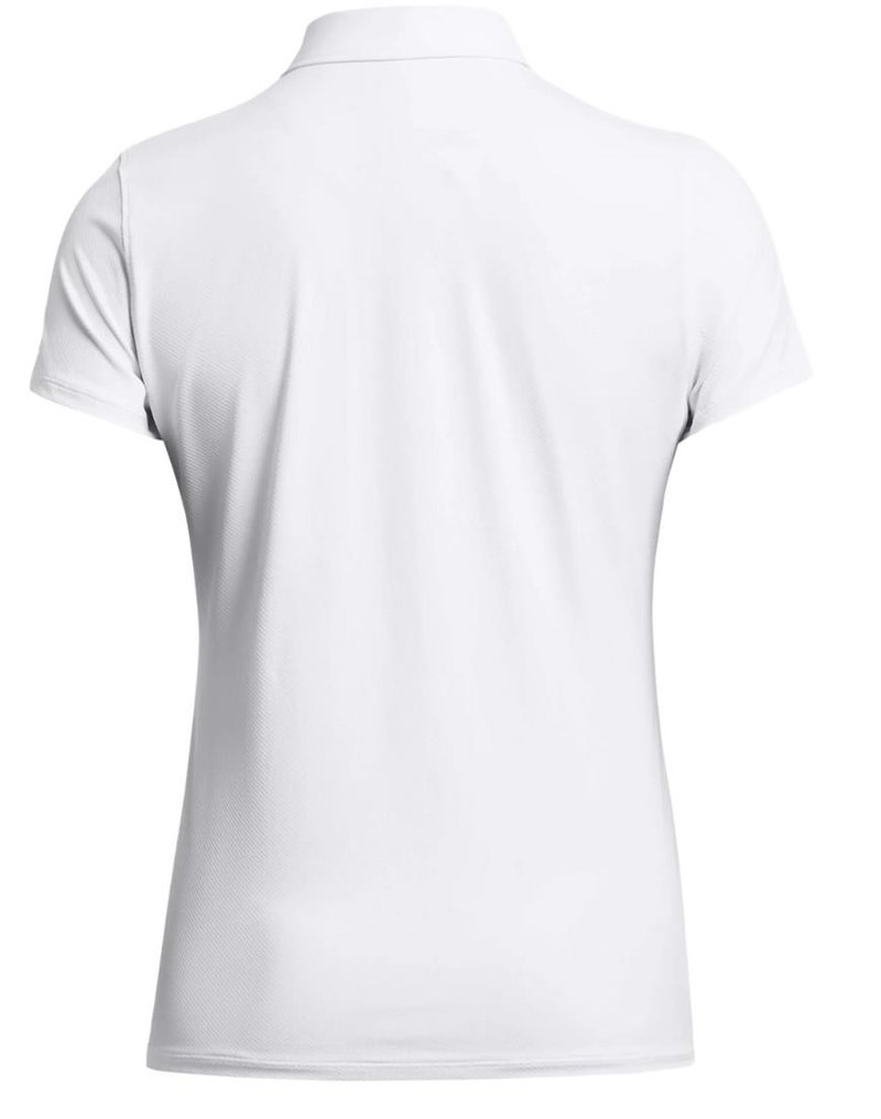 Under Armour Iso-Chill Damen Poloshirt, weiss/dunkelblau
