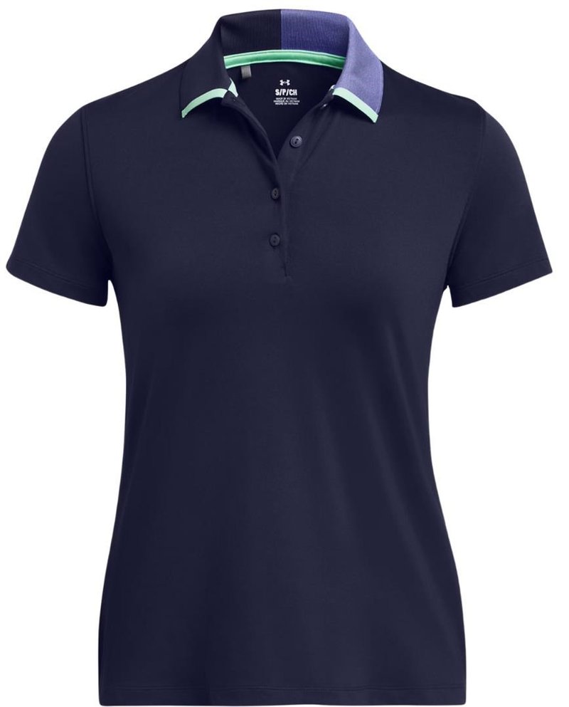 Under Armour Playoff Pitch Damen Poloshirt, midnight navy/starlight