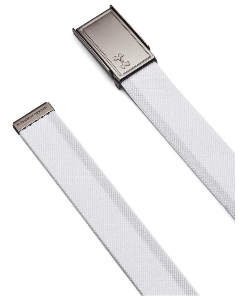 Under Armour Drive Stretch Webbing Damen Gürtel, weiss/grau