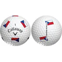 Callaway Chrome Soft Truvis Czech Flag Golfbälle (12 Stück), LIMITED EDITION