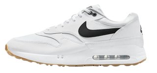 Nike Air Max 1'86 OG Unisex Golfschuhe, weiss/schwarz