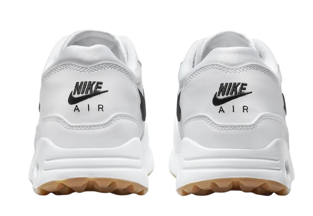 Nike Air Max 1'86 OG Unisex Golfschuhe, weiss/schwarz