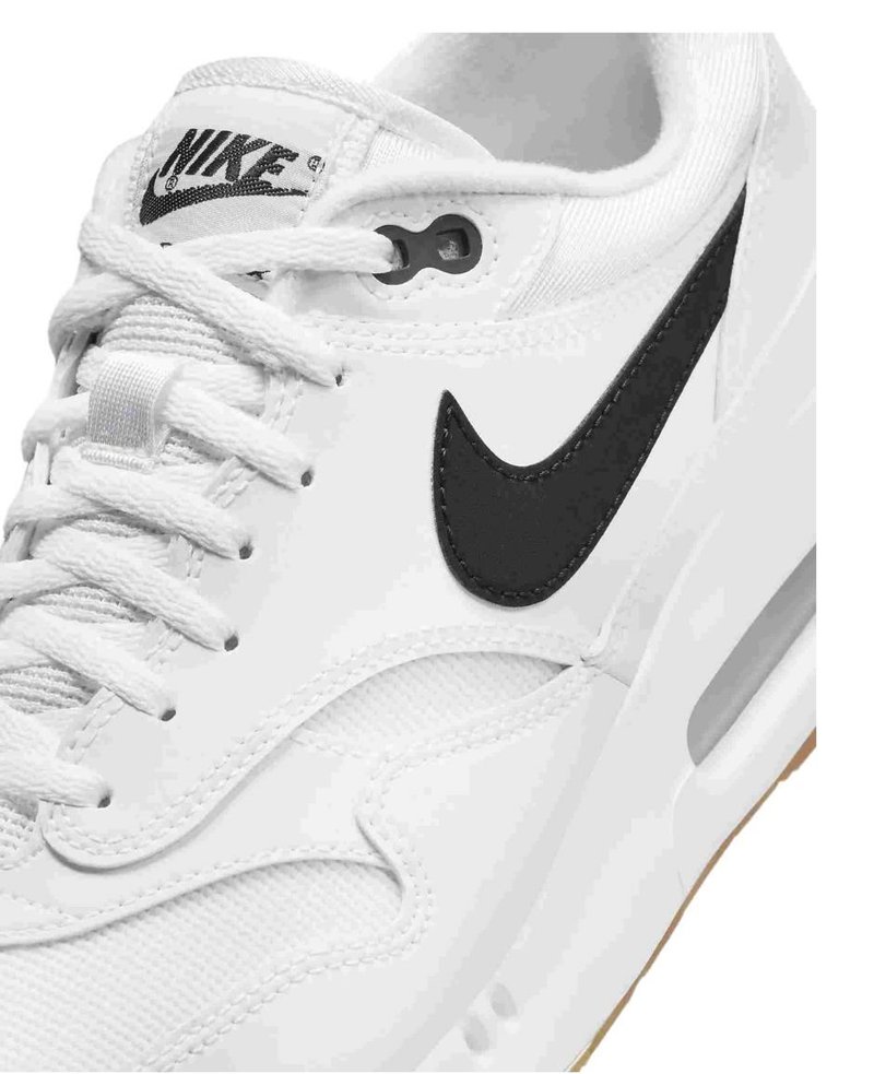 Nike Air Max 1'86 OG Unisex Golfschuhe, weiss/schwarz