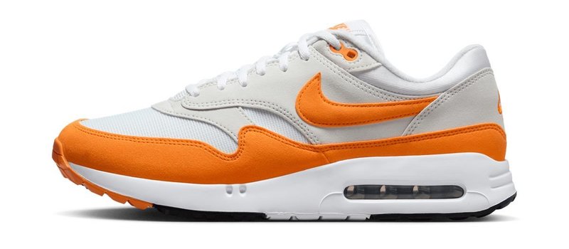 Nike AIR MAX 1 '86 OG G Herren Golfschuhe, weiss/orange