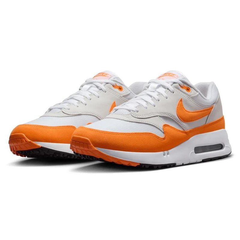 Nike AIR MAX 1 '86 OG G Herren Golfschuhe, weiss/orange