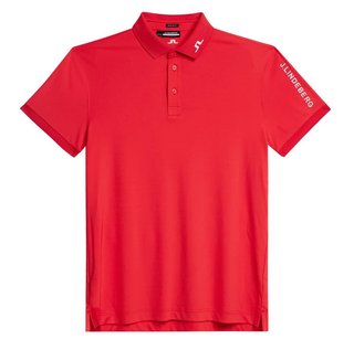 J.Lindeberg Tour Tech Regular Fit Herren Poloshirt, rot