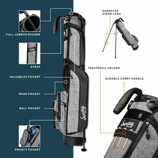 Sunday Golf Loma Pencilbag, ron burgundy